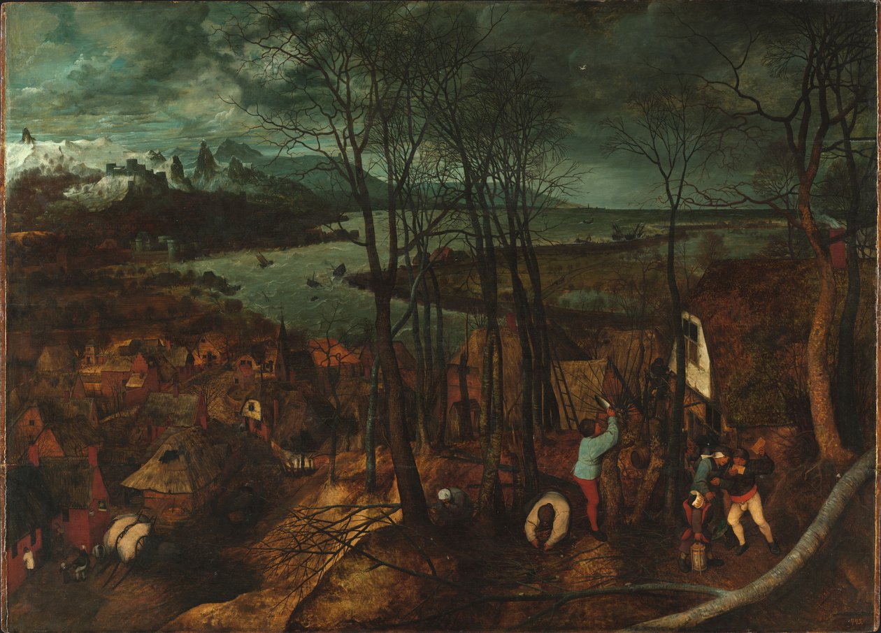 Den dystra dagen av Pieter Bruegel the Elder