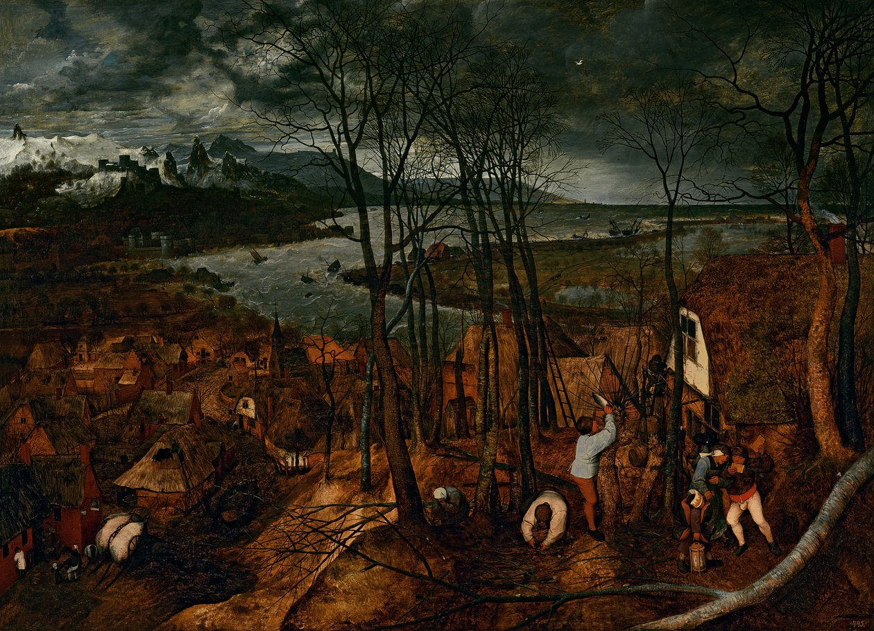 Den dystra dagen - våren 1559 av Pieter Bruegel the Elder