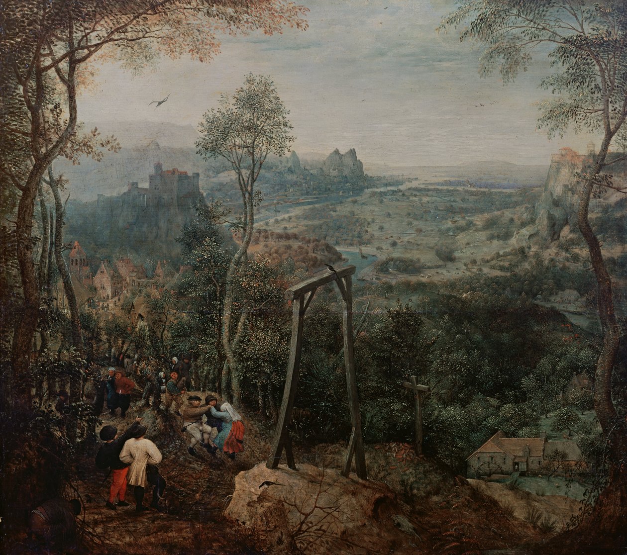 Skatan på galgen, 1568 av Pieter Bruegel the Elder
