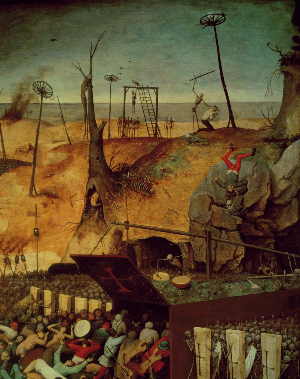 Dödens triumf, ca 1562 (detalj av 457) av Pieter Bruegel the Elder