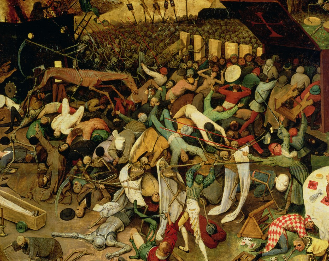 Dödens triumf, ca 1562 (detalj) av Pieter Bruegel the Elder