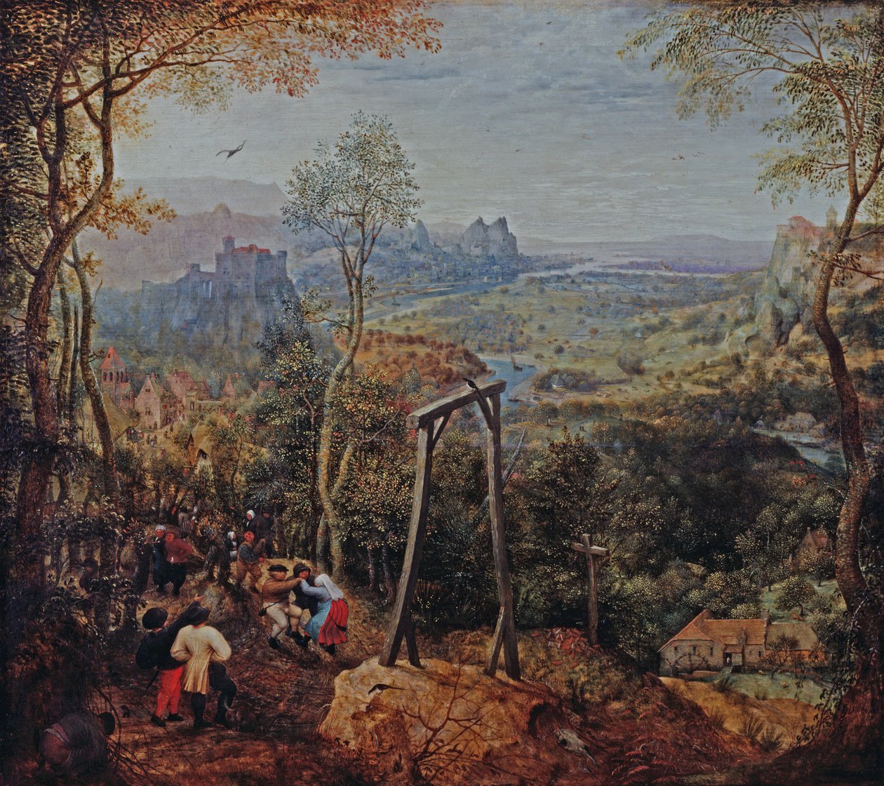 Die Elster auf dem Galgen av Pieter Bruegel the Elder