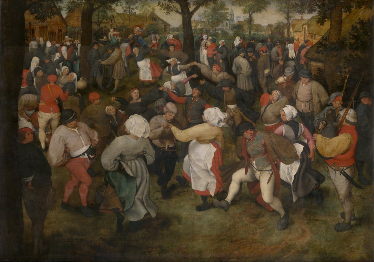 The Dance of the Bride av Pieter Bruegel the Elder