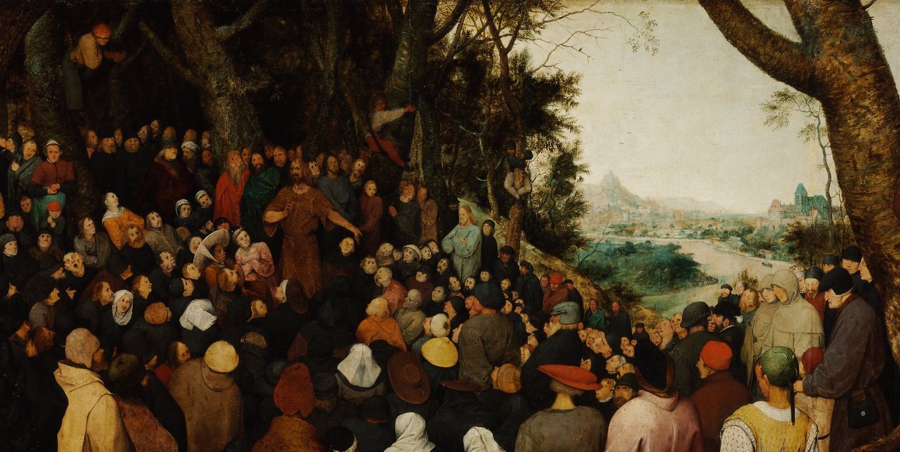 The Sermon of Saint John the Baptist, detail  av Pieter Bruegel the Elder