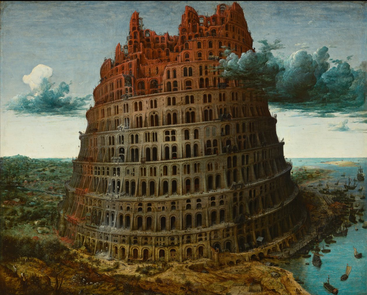 The Tower of Babel  av Pieter Bruegel the Elder