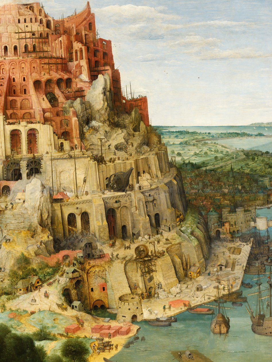 Babels torn (detalj) av Pieter Bruegel the Elder