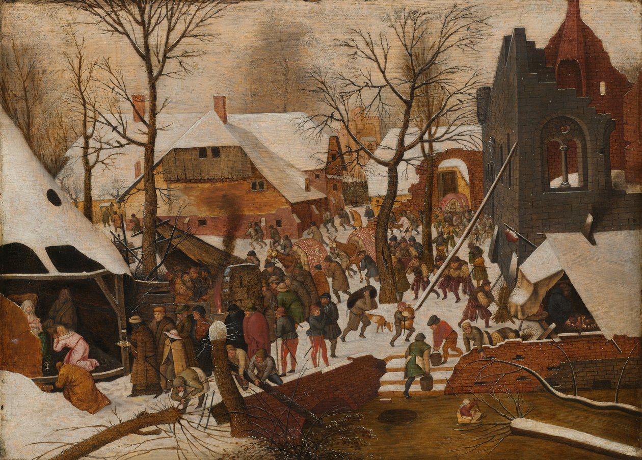 De aanbidding der koningen av Pieter Brueghel the Younger