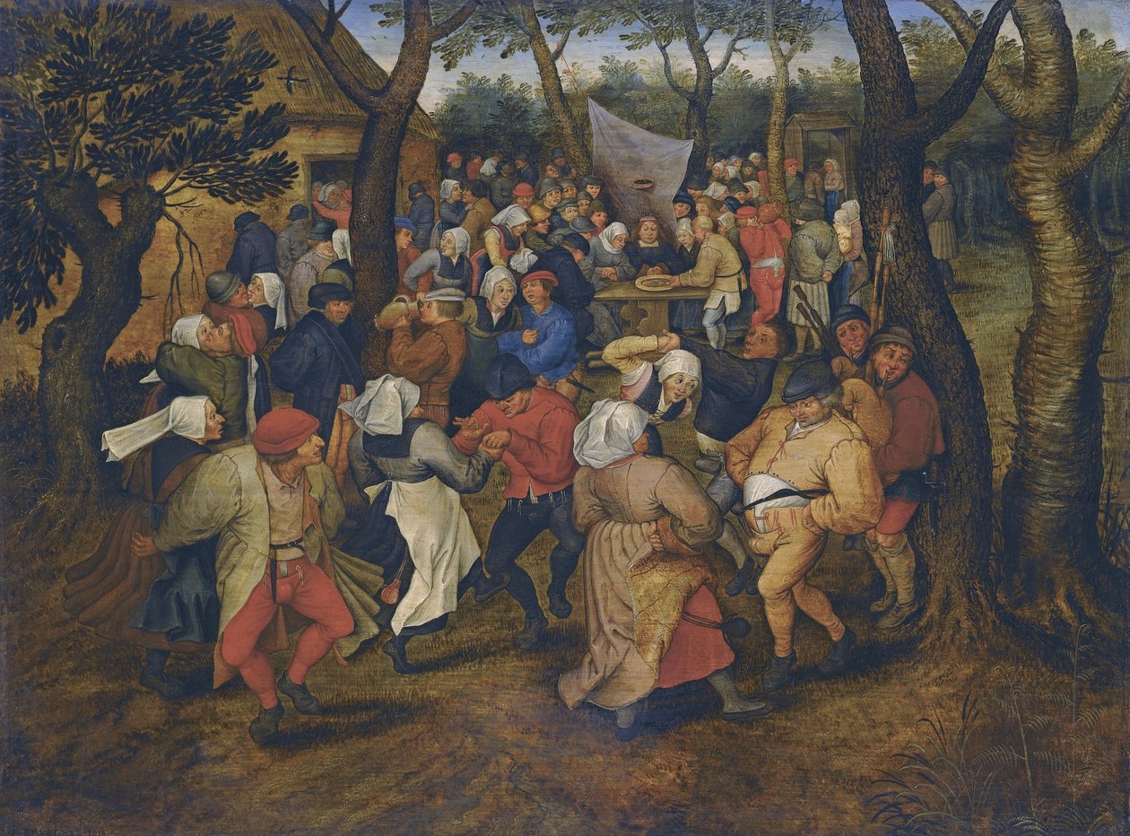Outdoor Peasant Wedding Dance  av Pieter Brueghel the Younger