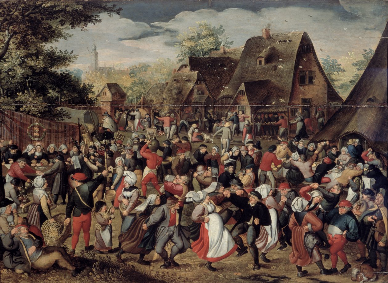 Byafestivalen av Pieter Brueghel the Younger