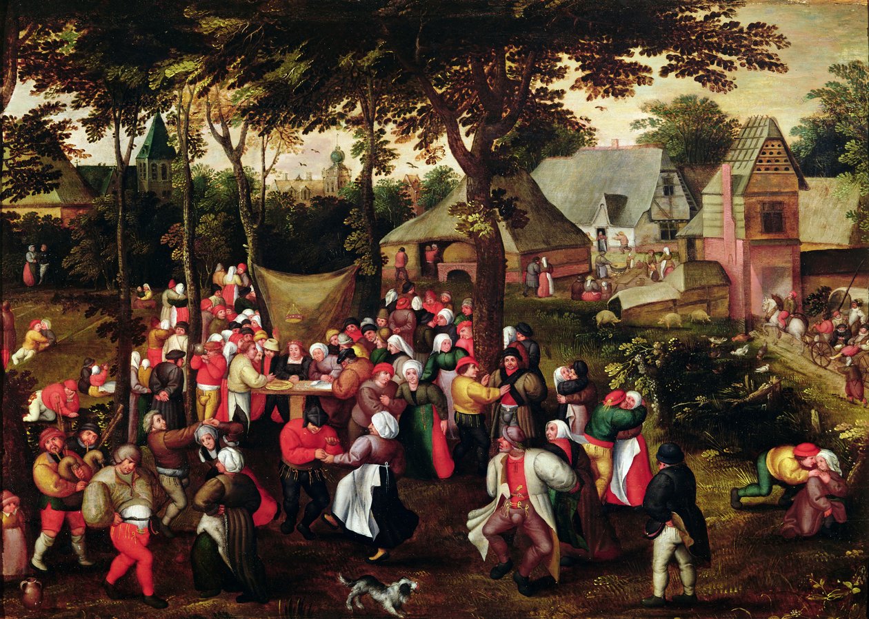 Bröllopsfest av Pieter Brueghel the Younger