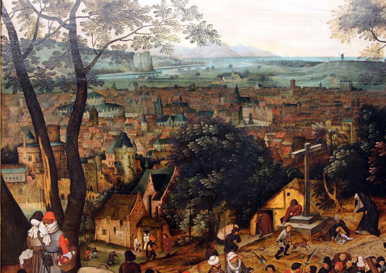 crocifissione av Pieter Brueghel the Younger