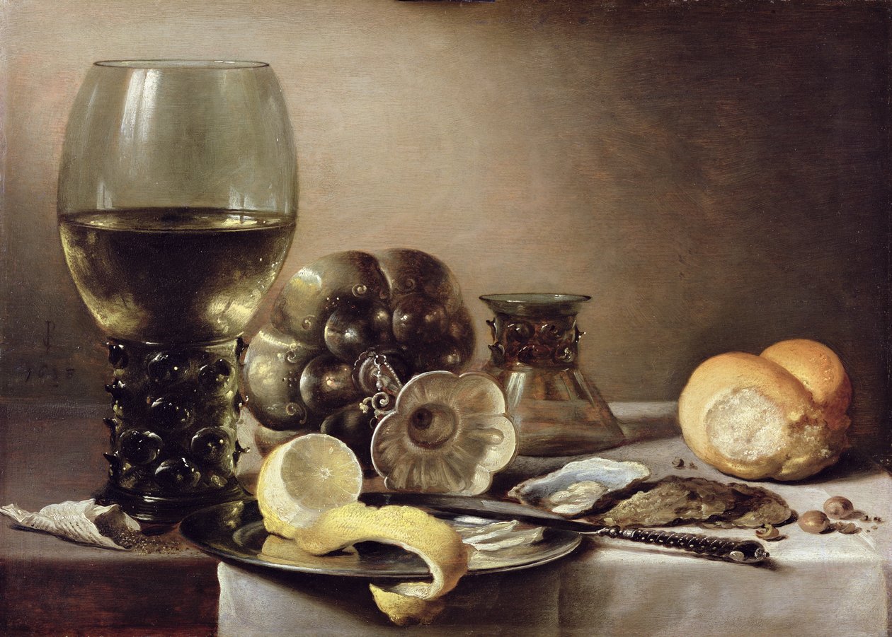 The Oyster Breakfast  av Pieter Claesz