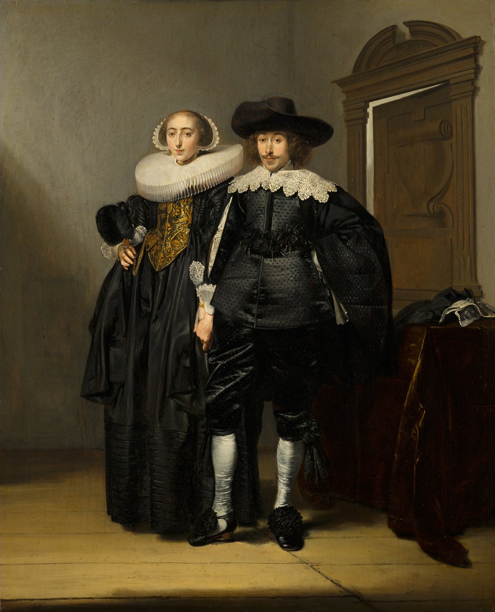Porträtt av ett gift par av Pieter Codde