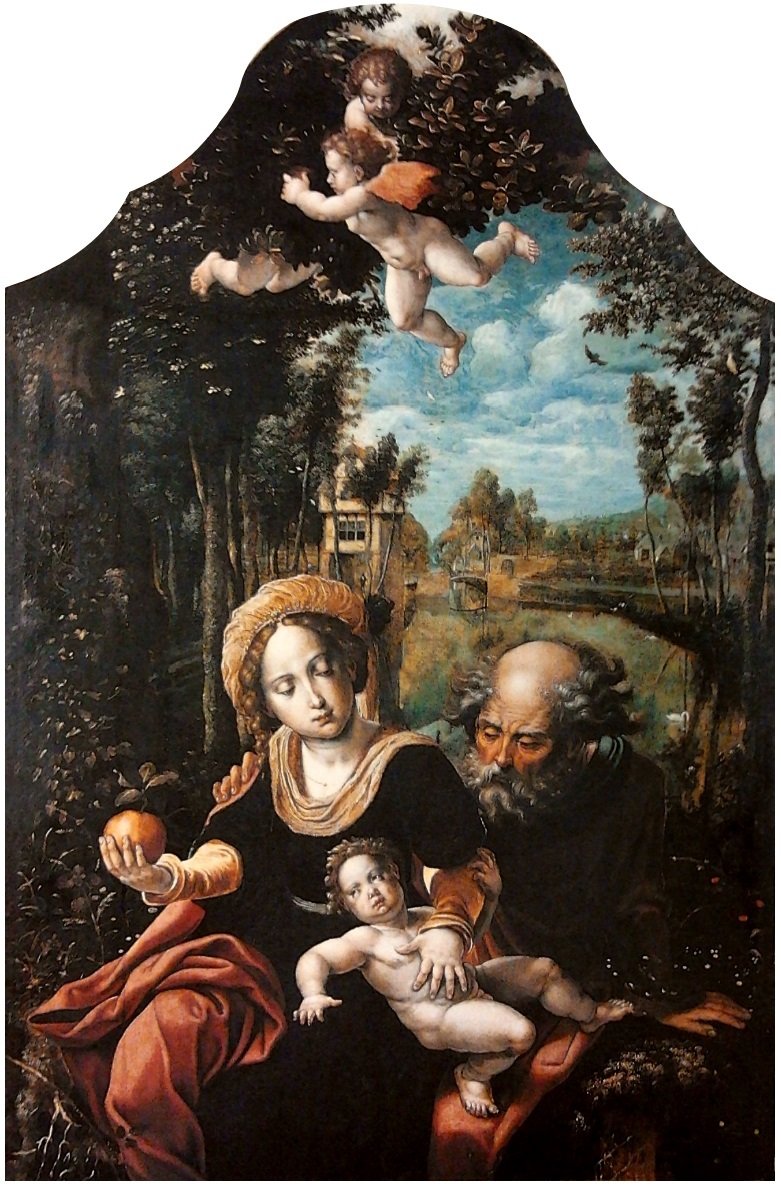 Holy Family. av Pieter Coecke van Aelst