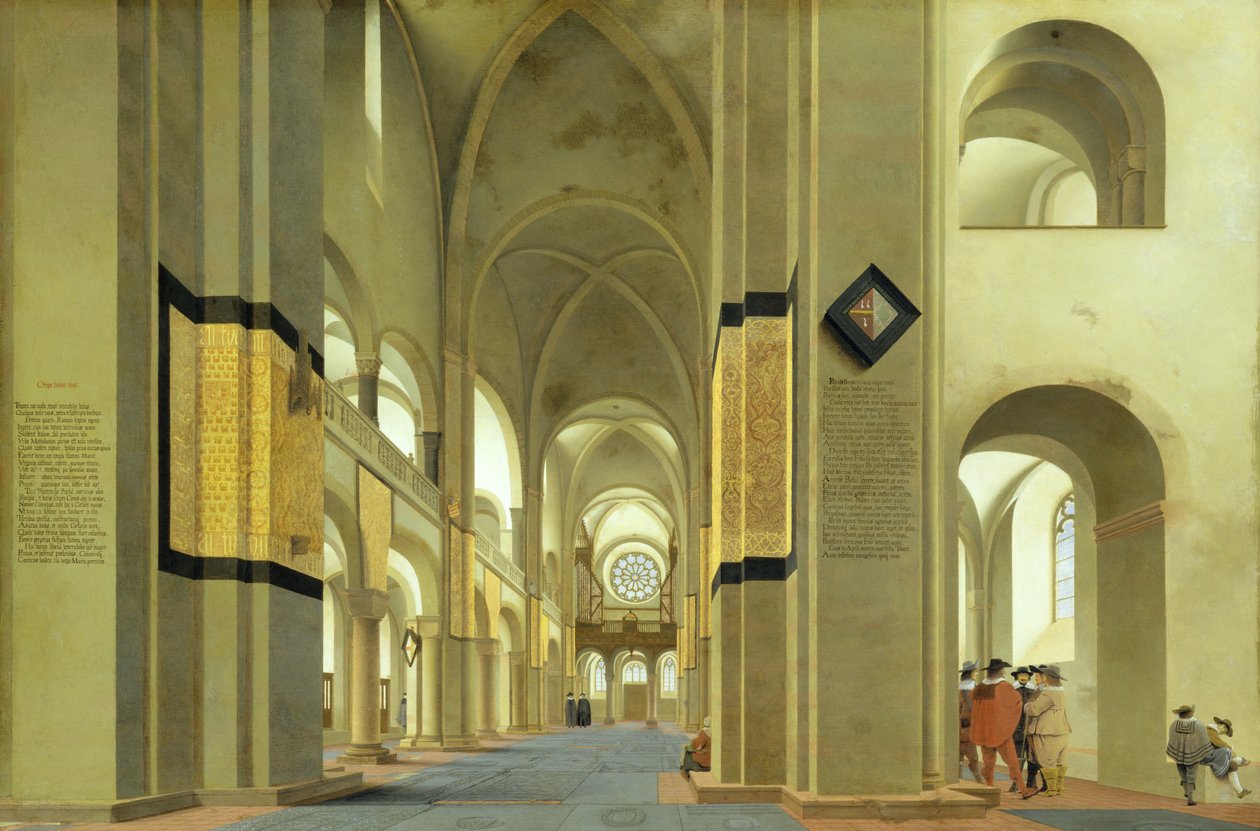 Interiör av Marienkirche i Utrecht, 1638 av Pieter Janszoon Saenredam