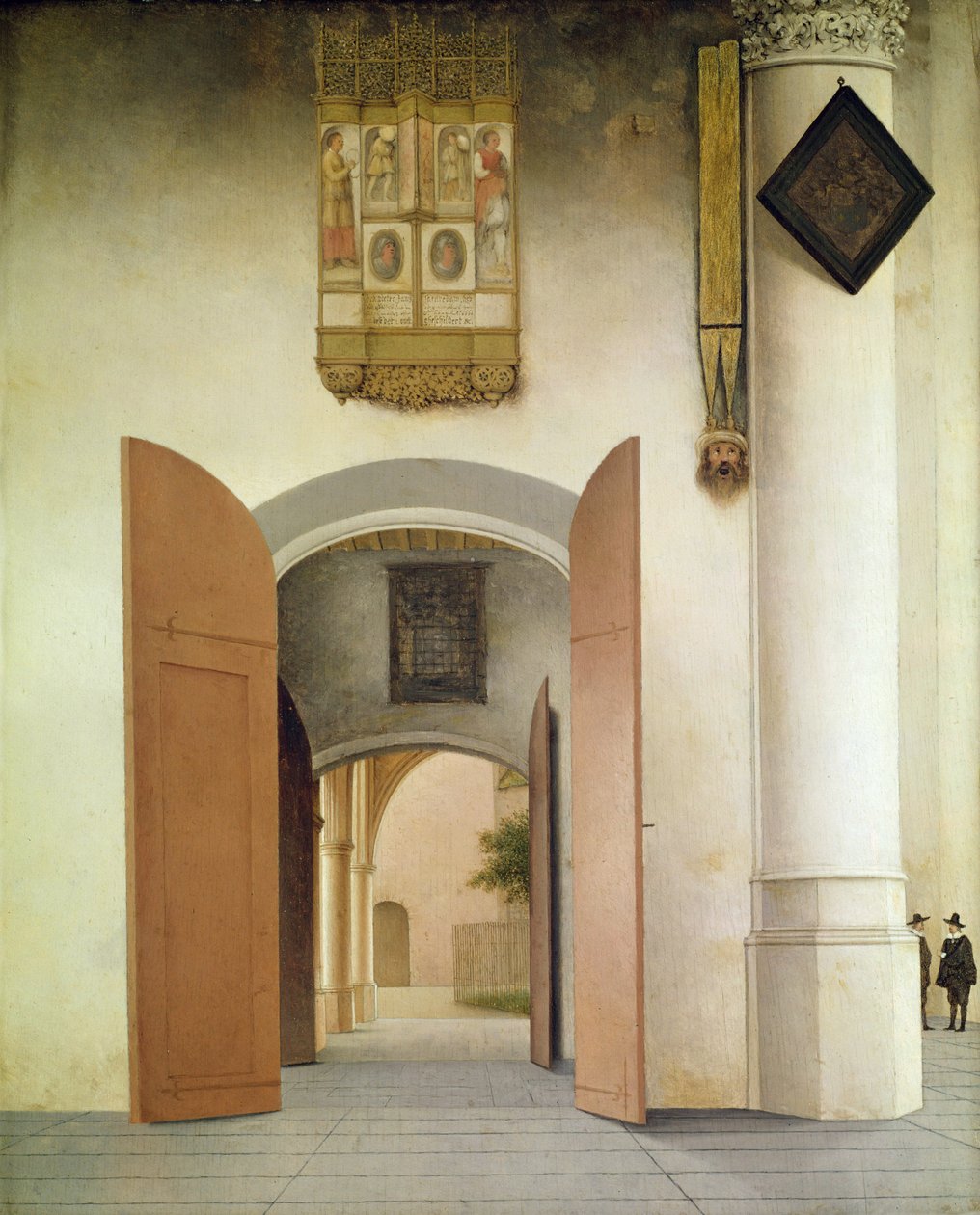 Kyrkan St. Laurens, Alkmaar, 1661 av Pieter Janszoon Saenredam
