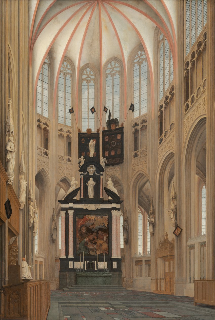 Cathedral of Saint John  av Pieter Janszoon Saenredam