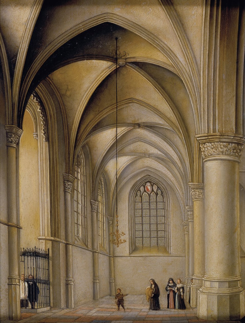 Kyrkans interiör av Pieter Janszoon Saenredam