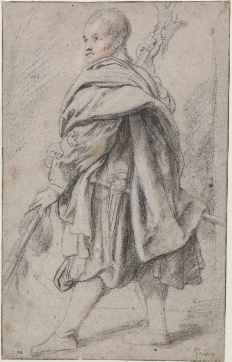 Halberdierstudie av Peter Paul Rubens