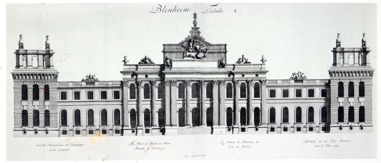 Blenheim Palace av Pieter Stevens van Gunst