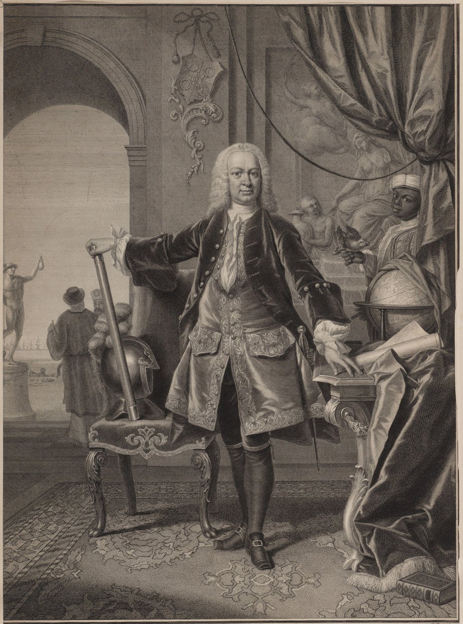 Gustaaf Willem Baron van Imhoff, generalguvernör för holländska Ostindiska kompaniet av Pieter Tanjé
