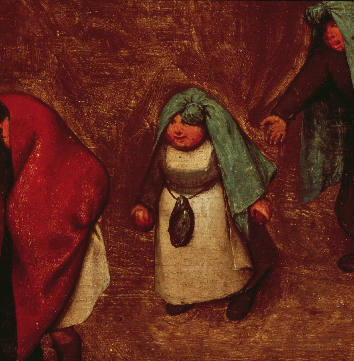 Barnspel, detalj i den vänstra delen, 1560 av Pieter Bruegel the Elder