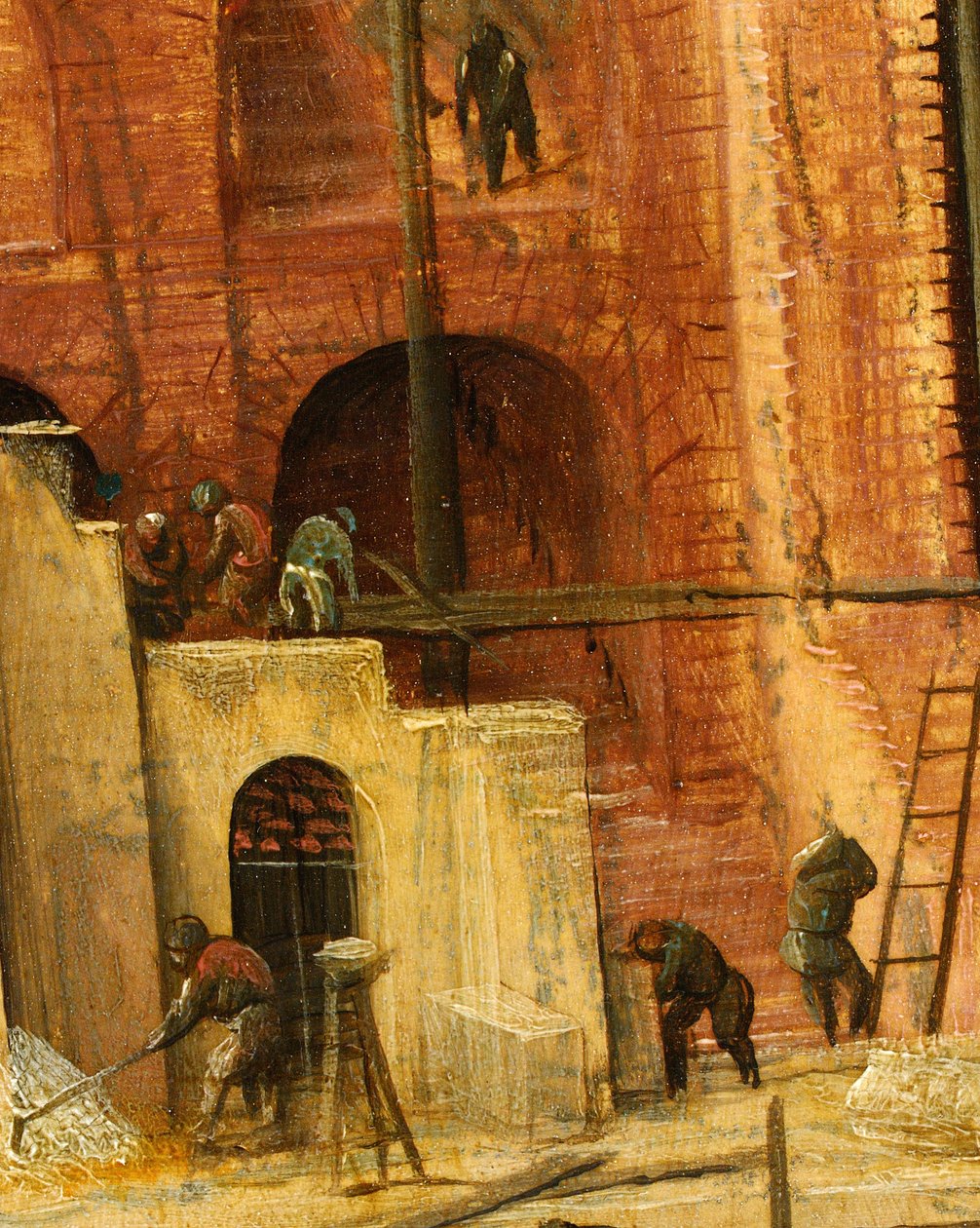 Konstruktionsdetalj från Babels torn, 1563 av Pieter Bruegel the Elder