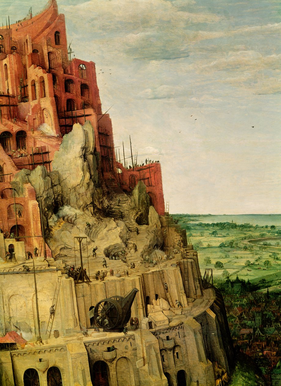 Babels torn (detalj av 345) av Pieter Bruegel the Elder
