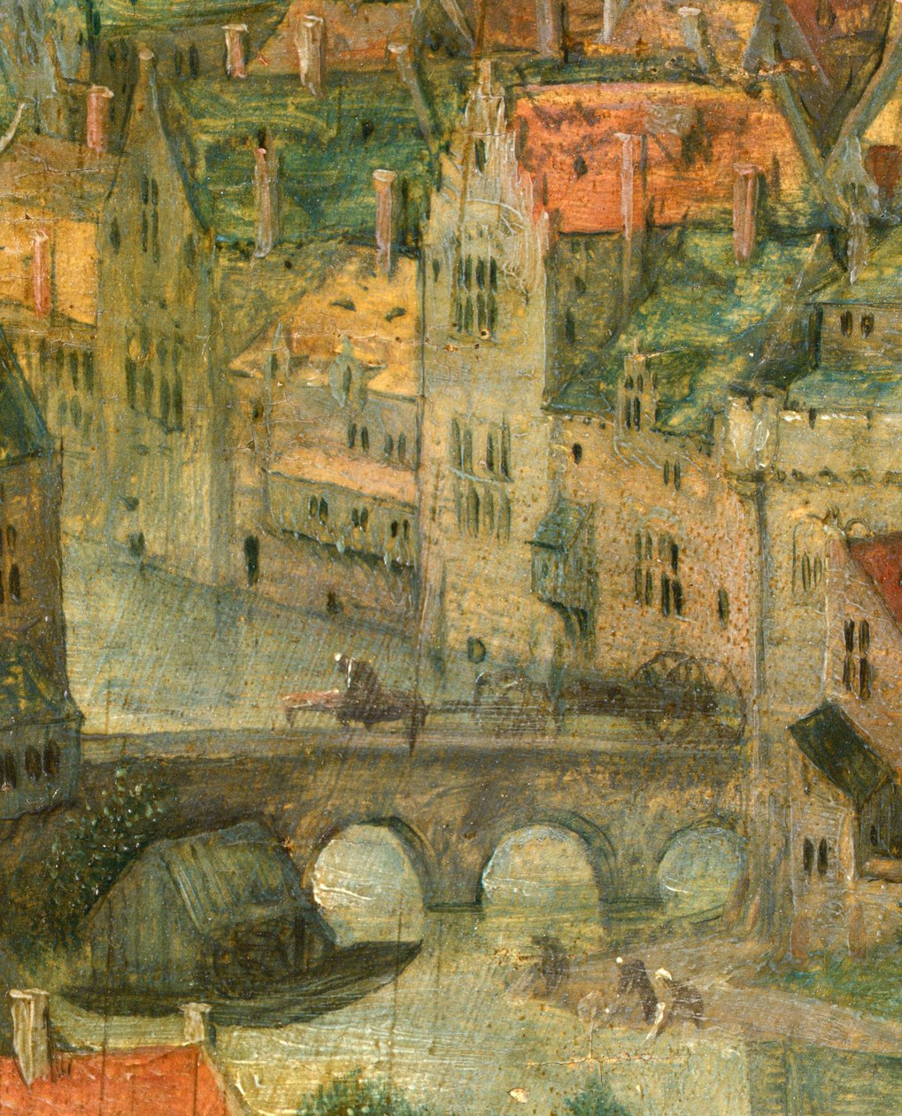 Stadsdetalj från Babels torn, 1563 av Pieter Bruegel the Elder