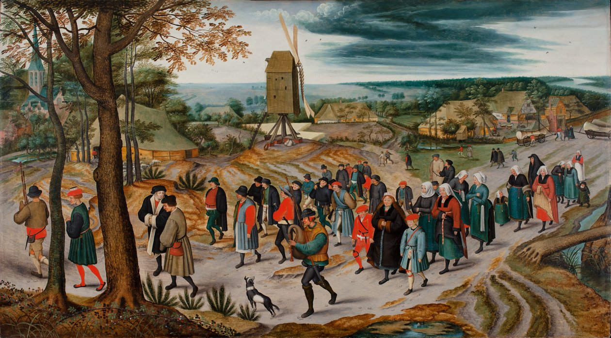 Bröllopståget av Pieter Brueghel the Younger