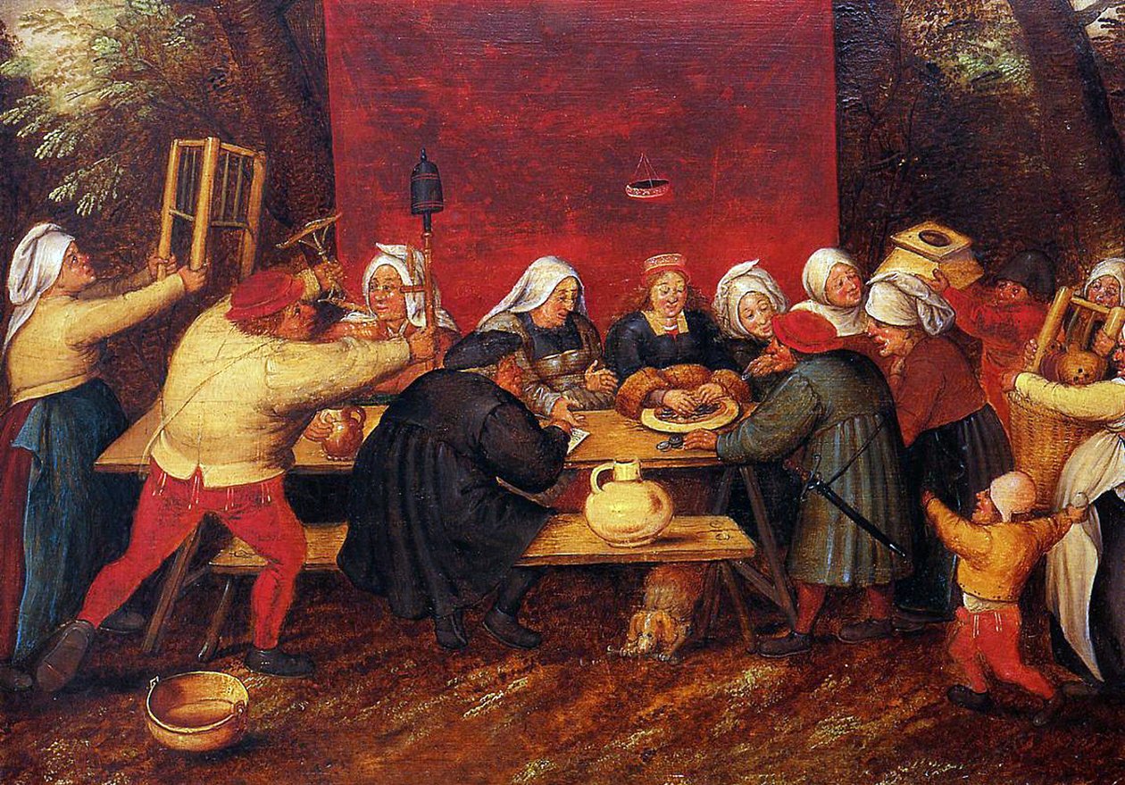 Bröllopspresenterna, c.1619 av Pieter Brueghel the Younger