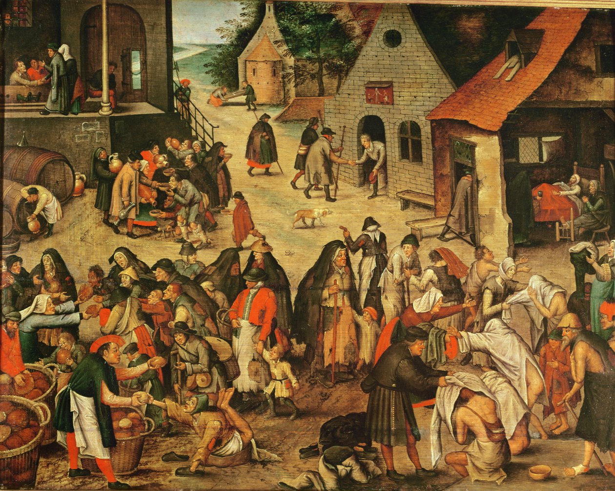 Barmhärtighetsverk av Pieter Brueghel the Younger