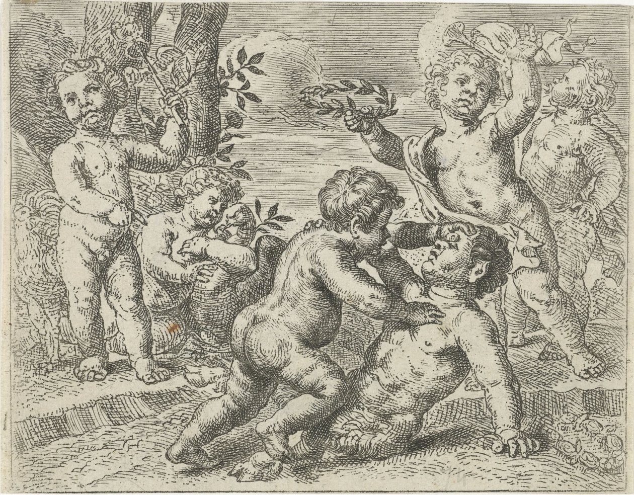 Kamp mellan dygd och last av Pieter van Lint
