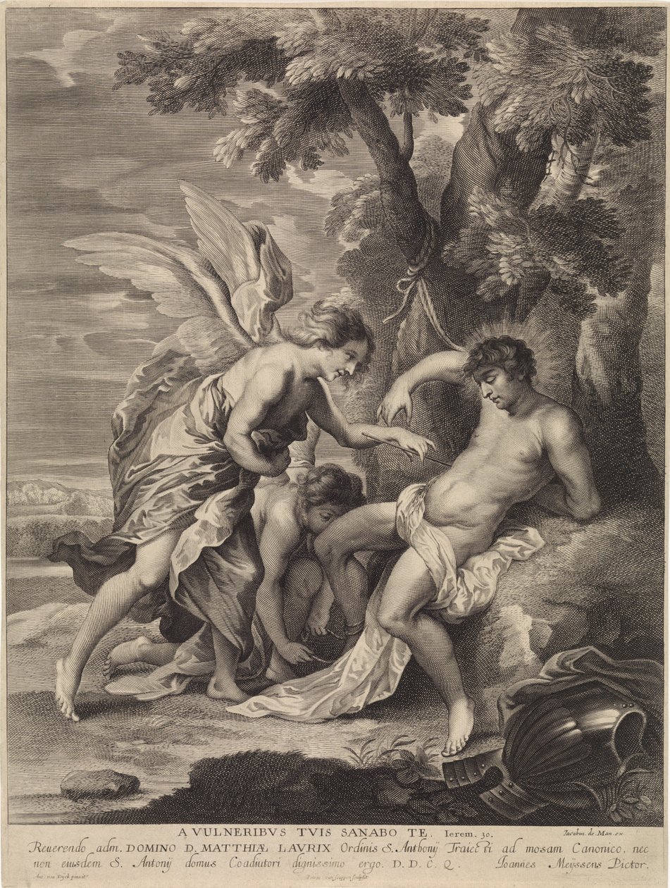 St Sebastian av Pieter van Schuppen