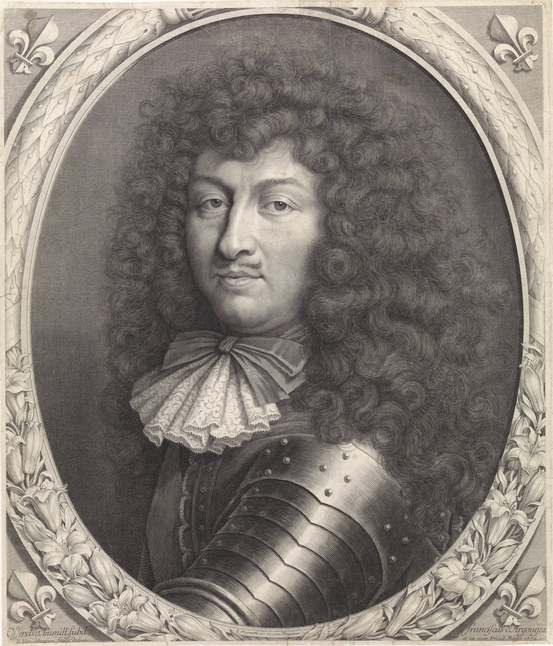 Porträtt av Ludvig XIV av Frankrike av Pieter van Schuppen