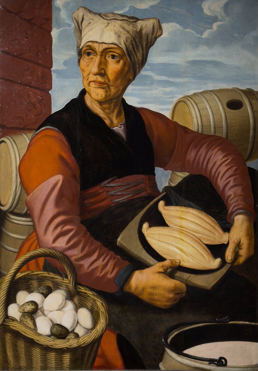 En holländsk bondkvinna, ca 1550 (Olja på trä) av Pieter (1507/08 75) Aertsen