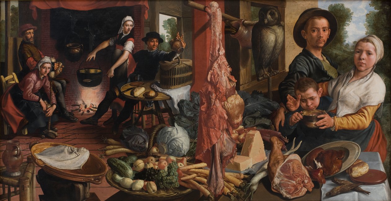Det feta köket. En allegori av Pieter Aertsen