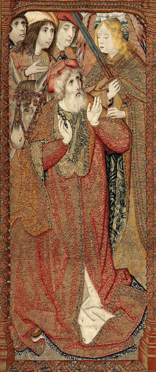 Triumfer för Guds moder eller gyllene sparvar, ca 1500-02 (gobeläng) av Pieter (attr. to) Coecke van Aelst