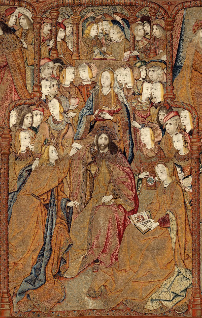 Triumphs of the Mother of God or Golden Sparrows, c.1500-02 (gobeläng) av Pieter (attr. to) Coecke van Aelst
