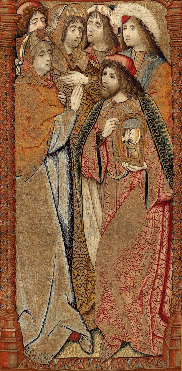 Triumphs of the Mother of God or Golden Sparrows, c.1500-02 (gobeläng) av Pieter (attr. to) Coecke van Aelst