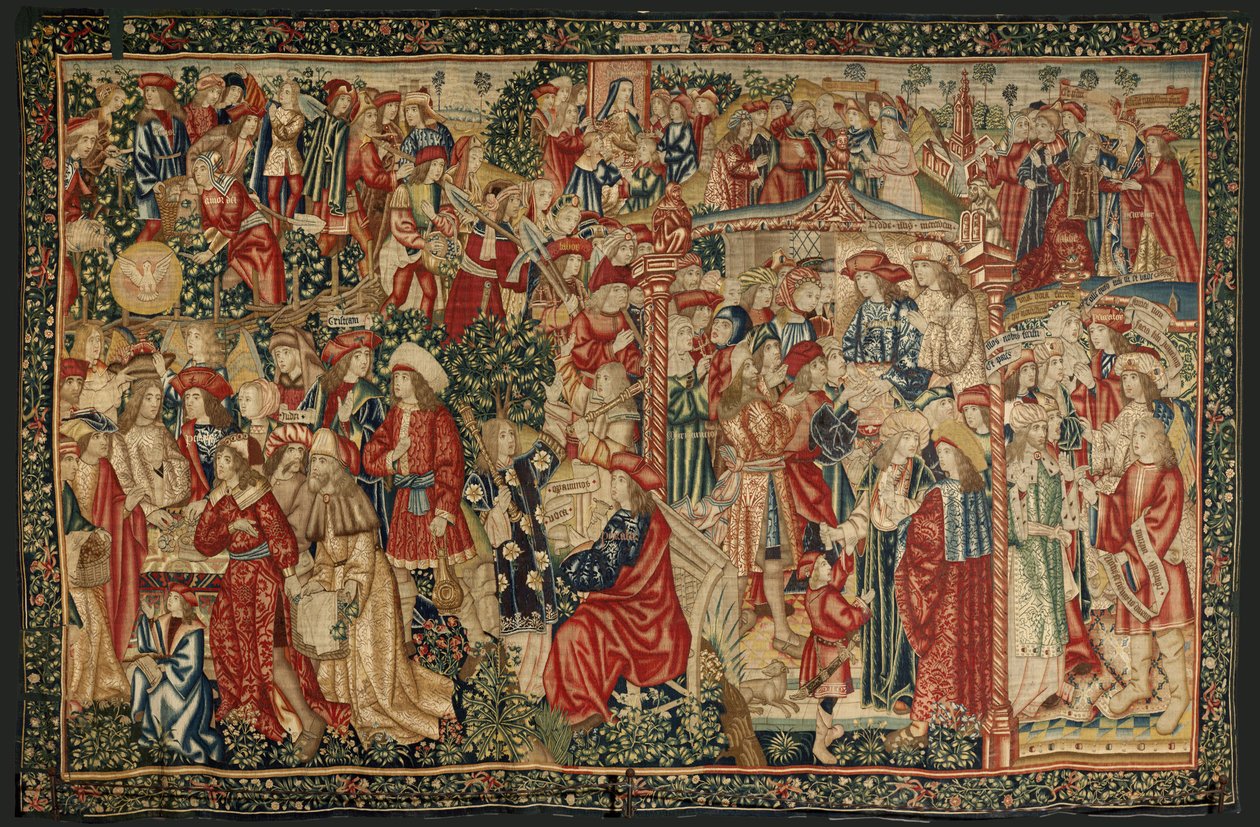 Liknelsen om arbetarna i vingården, ca 1500 (gobeläng) av Pieter (studio of) Coecke van Aelst