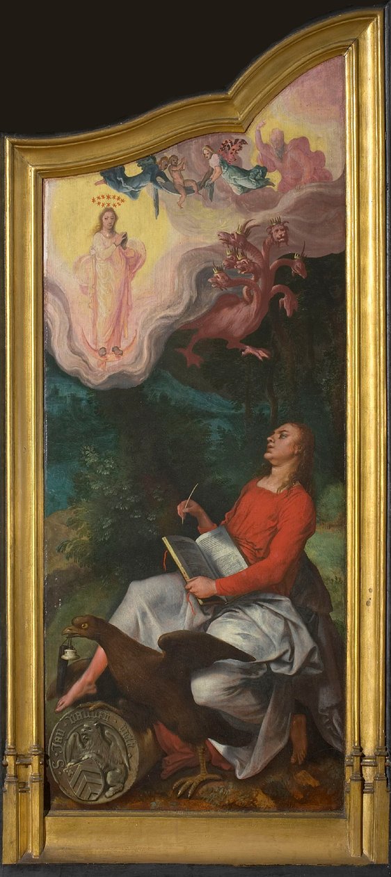 Jan van der Biest Triptyk höger panel. av Pieter Aertsen