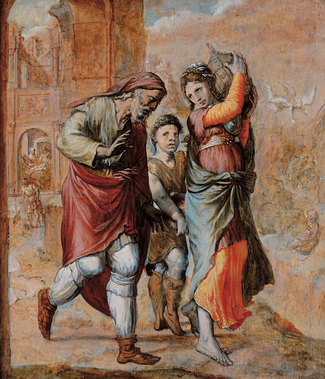 Utvisningen av Hagar och Ismael av Pieter Aertsen