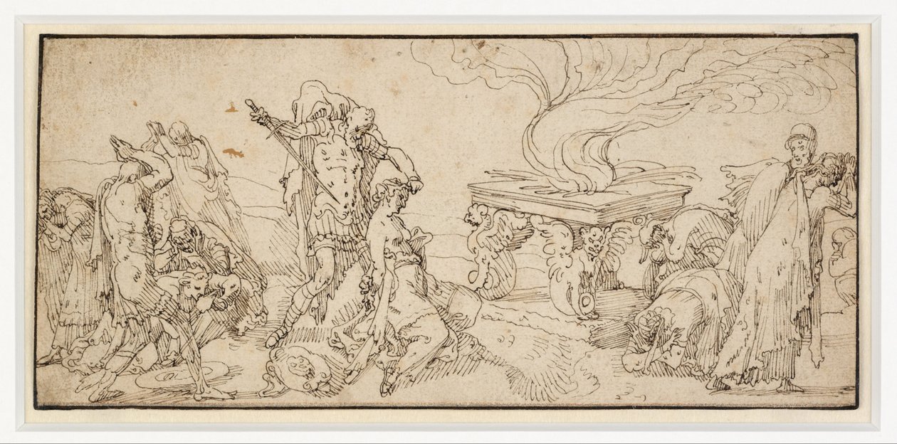 Offret av Iphigenia av Pieter Aertsen