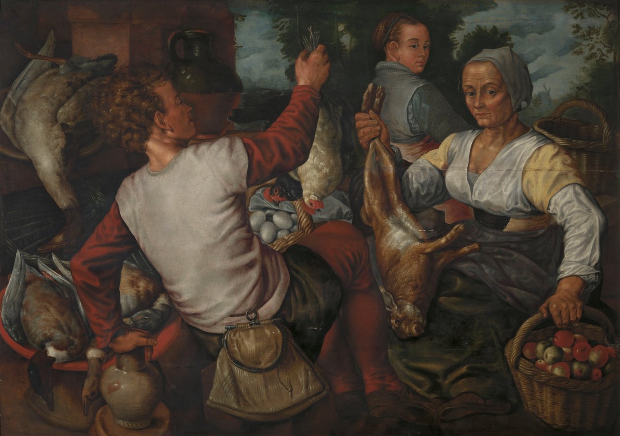 Marknadsförsäljarna av Pieter Aertsen
