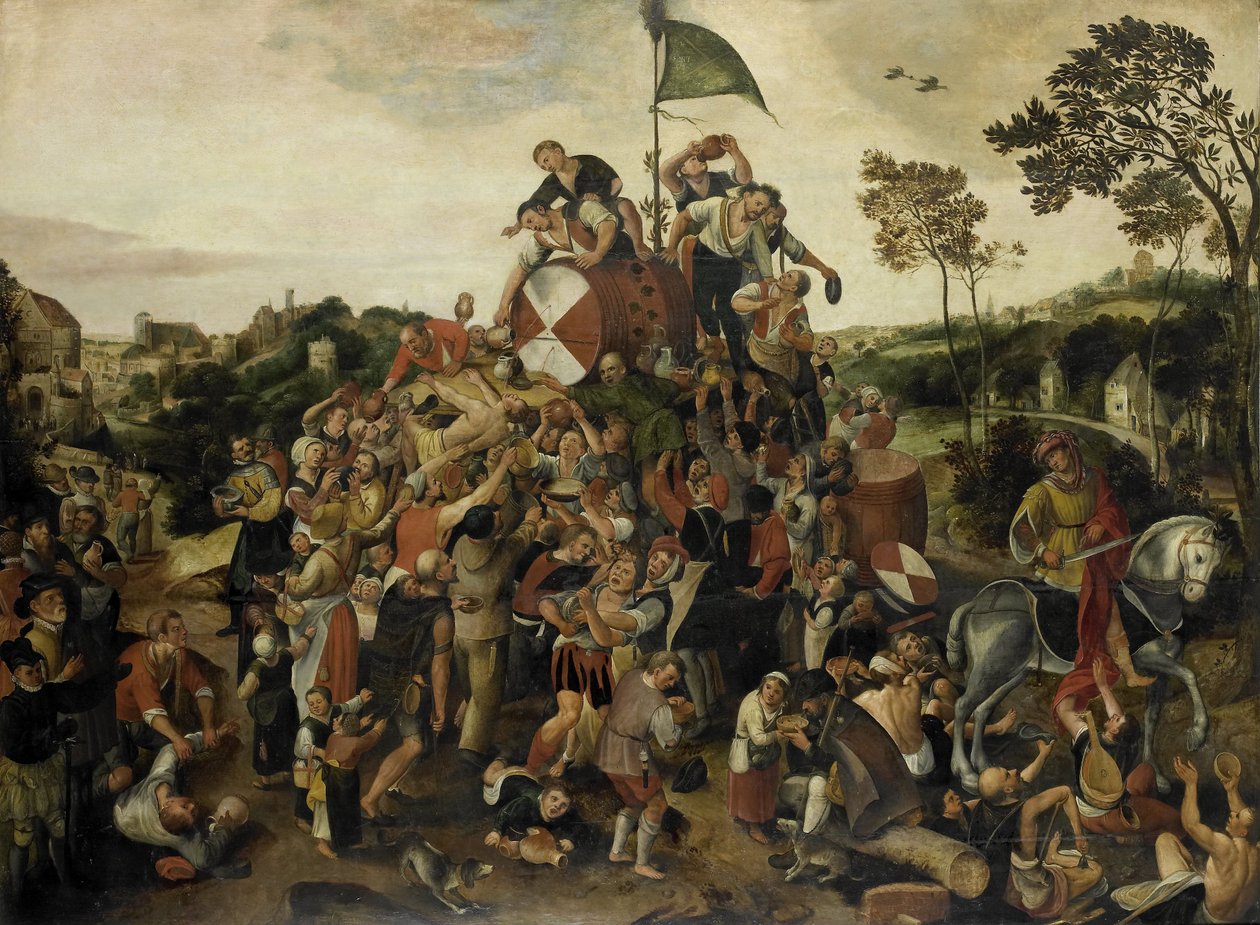 St Martins dag Kermis, ca 1540-98 (olja på panel) av Pieter Balten