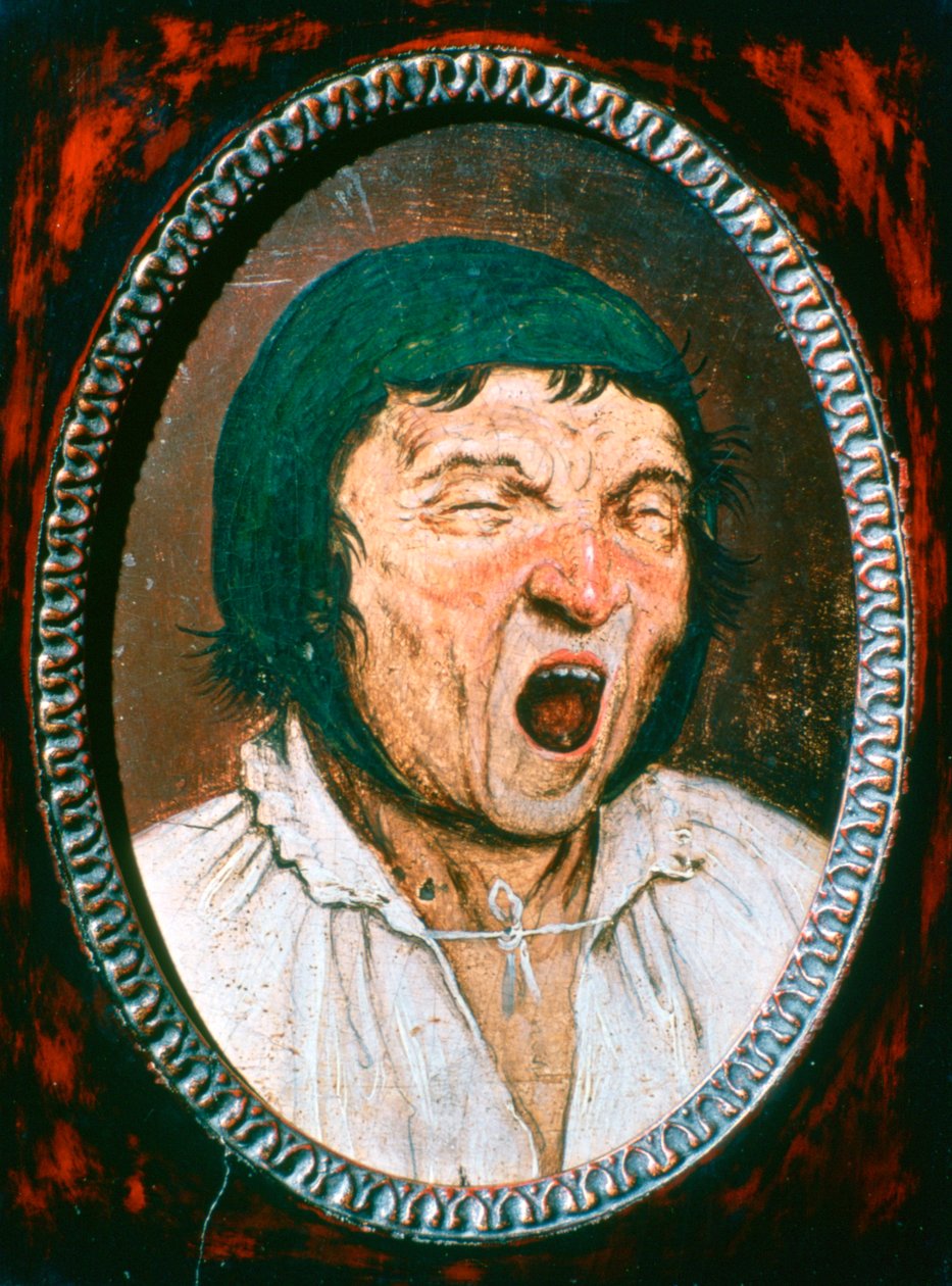 Man gäspar, c1545-1569 av Pieter Bruegel the Elder