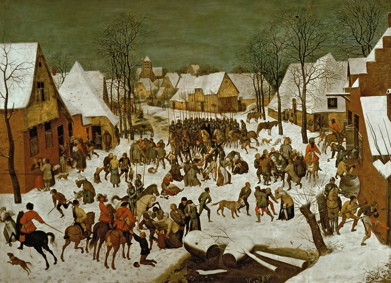 Massaker av de oskyldiga, 1565-66 av Pieter Bruegel the Elder