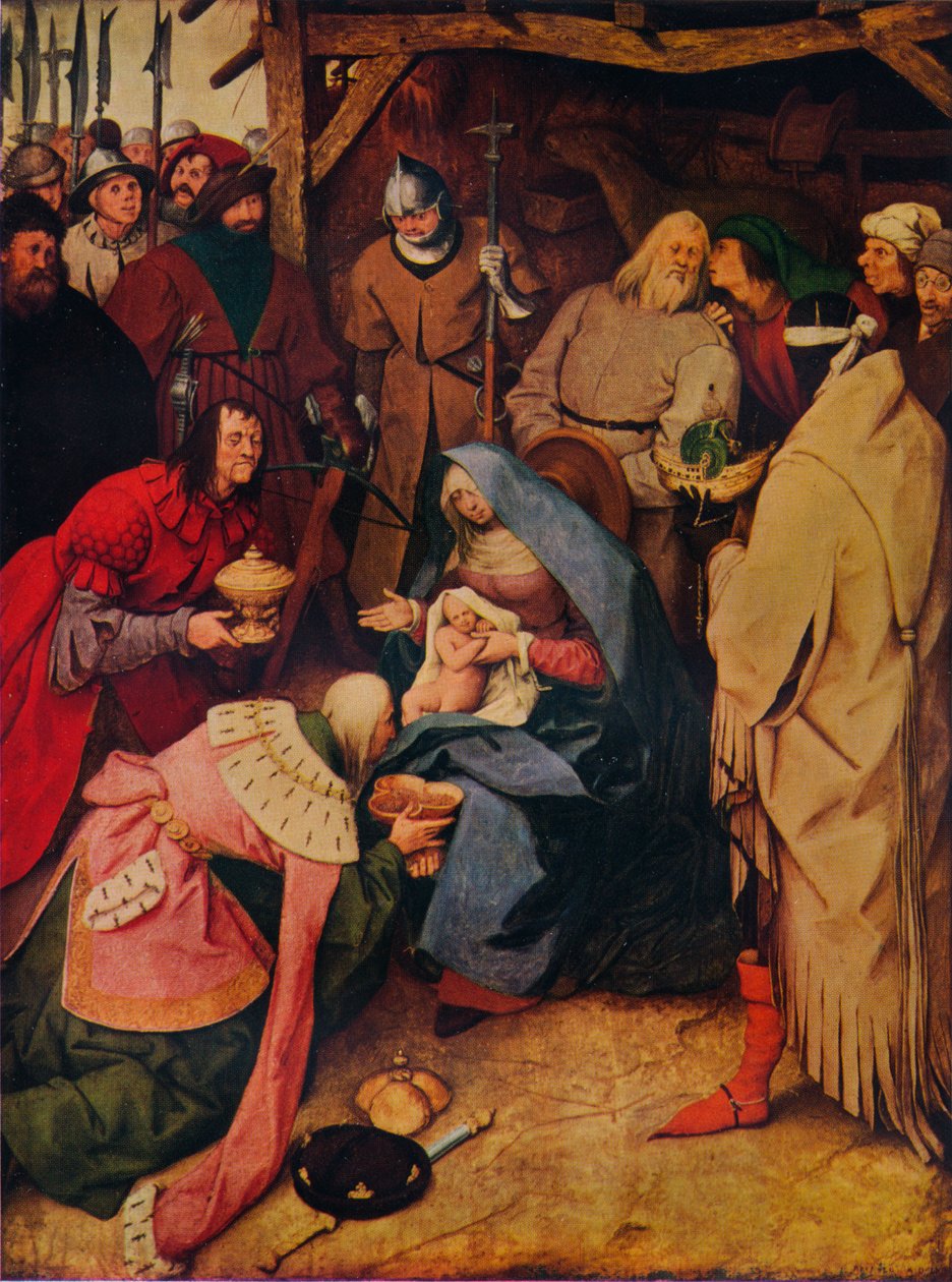 Konungarnas tillbedjan, 1564, 1937 av Pieter Bruegel the Elder