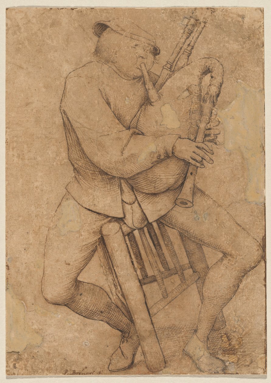 Säckpipsspelaren av Pieter Bruegel the Elder